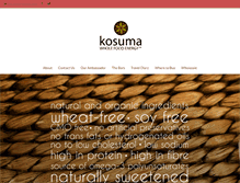 Tablet Screenshot of kosuma.com